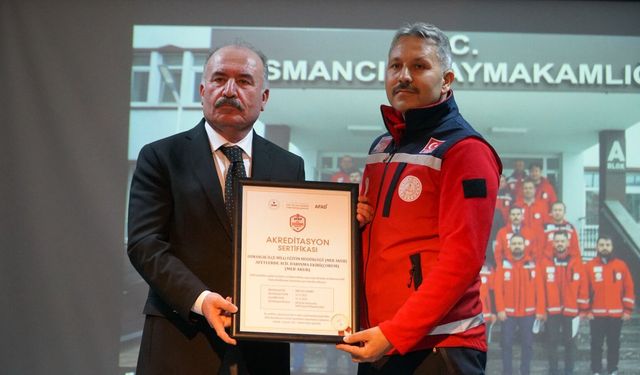 Osmancık AKUB’a akreditasyon belgesi