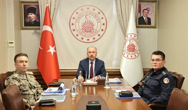 Çorum’un güvenlik ve asayişi değerlendirildi