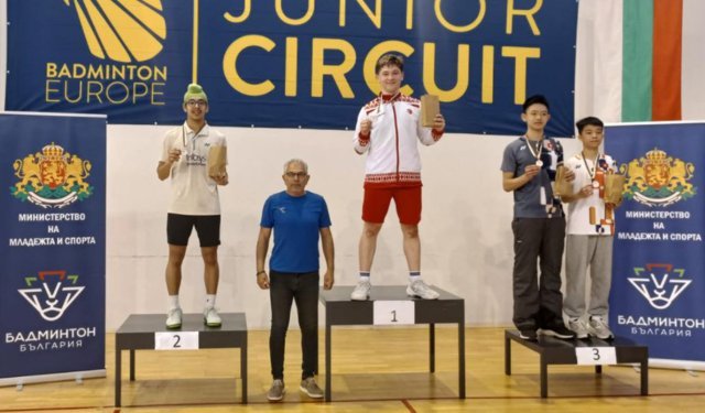 Mehmet Can Töremiş Bulgaristan’da birinci