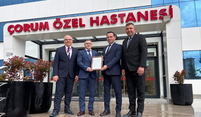 Özel Hastane’ye teşekkür