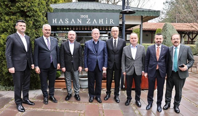 Vali Çalgan, Hulusi Akar  ve milletvekillerini ağırladı