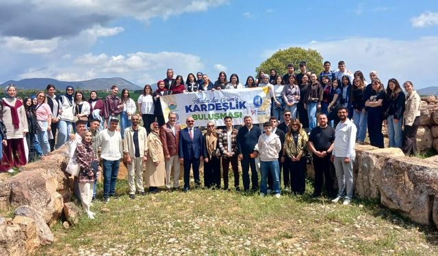 Samsunlu gençlerden Ortaköy’e  kültür ve doğa çıkarması