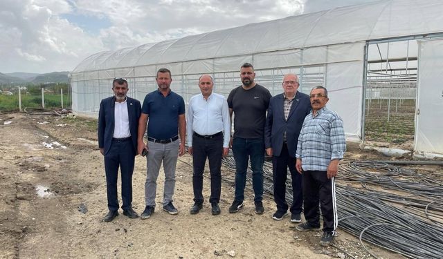 CHP’den seralar için  geçmiş olsun ziyareti