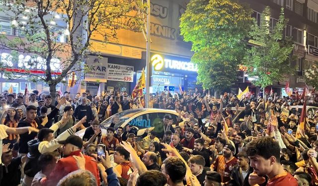 Galatasaray’ın şampiyonluğu Çorum’da da coşkuyla kutlandı