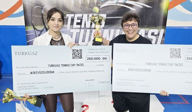 Turkuaz CUP’ta tenisin şampiyonları belli oldu