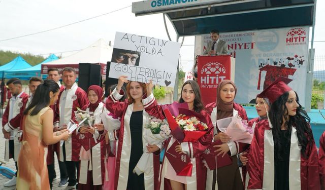 Osmancık MYO’da  mezuniyet heyecanı
