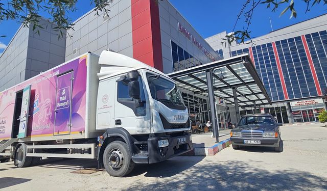 Bayat'ta mobil kanser aracı ile kanser taraması yapıldı