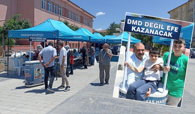 DMD kas hastası Efe  için kermes düzenlendi