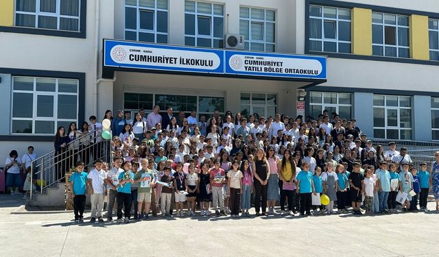 Kargı'da 1350 öğrenci karne sevinci yaşadı