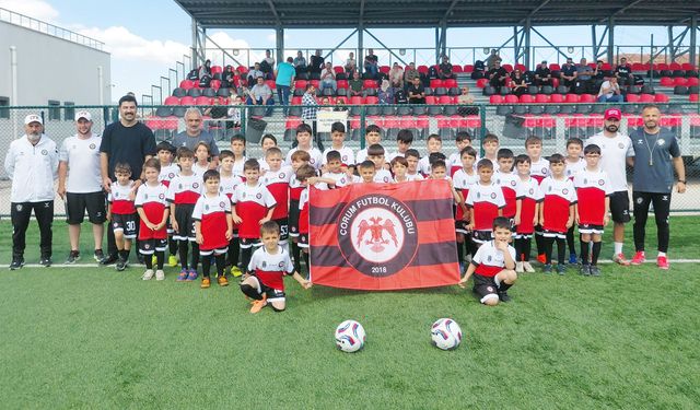 Çorum FK’da geleceğin yıldızları sahaya indi!