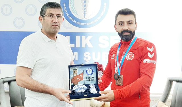 Saatcı,  Özsoy’u tebrik etti