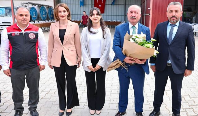 Protokolden Mecitözü Süt  Üreticileri Birliği ziyareti