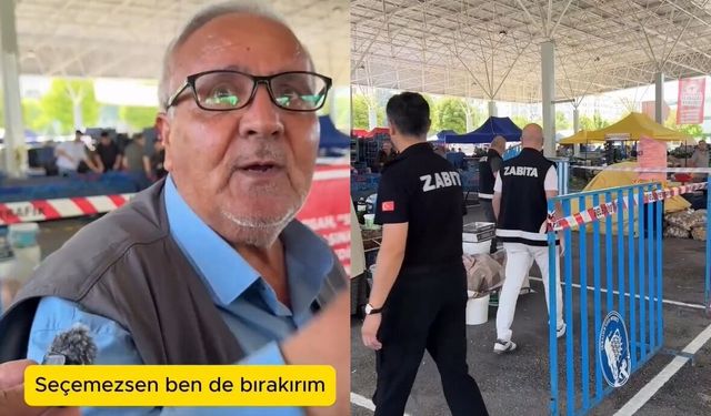Çorum'da vatandaşa 'Seçemezsin' dedi! Tezgahı kapandı
