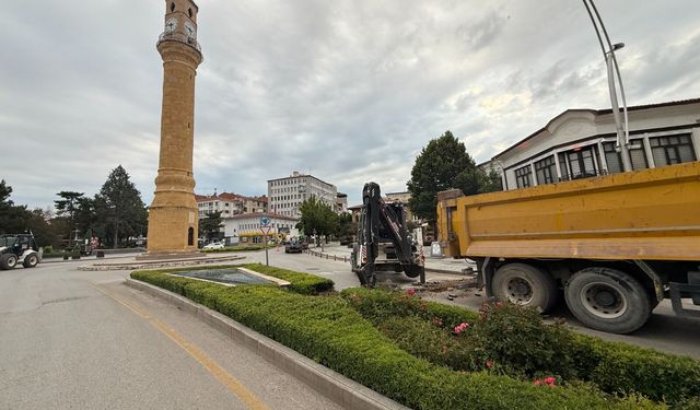 Gazi Caddesi'nde altyapı çalışmaları tamamlandı