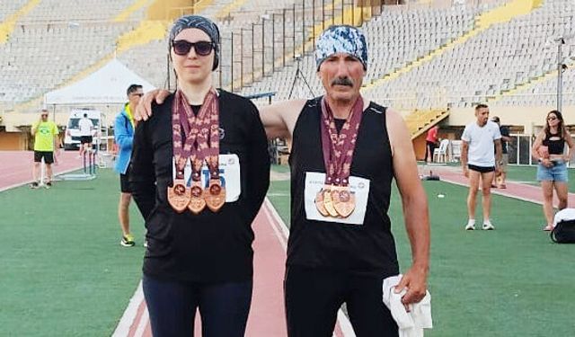 Yılmaz ve Okumuş’tan 1 altın, 5 bronz madalya