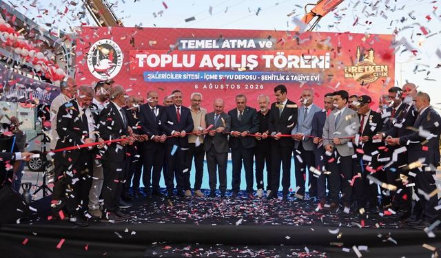 Sungurlu'da dev yatırımlar için toplu  açılış ve temel atma töreni düzenlendi