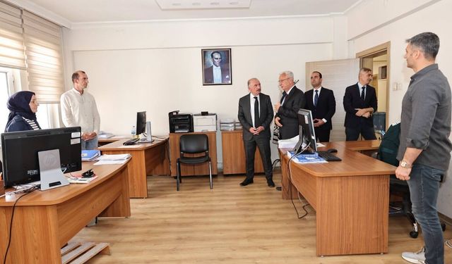 Çalgan, Gümrük Müdürlüğü’nün  hizmetleri hakkında bilgi aldı
