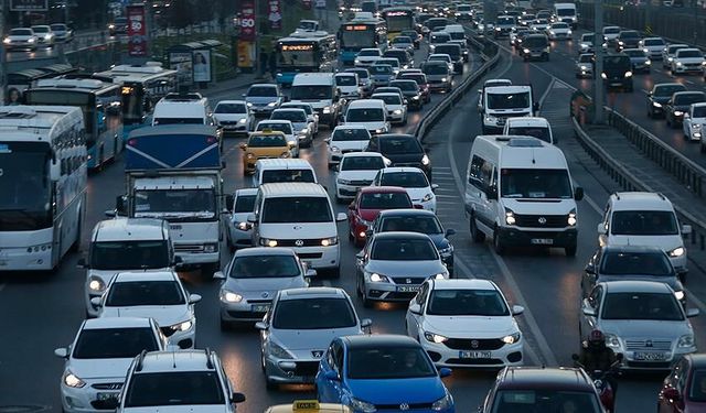 Çorum’da araç sayısı  232 bin 272’ye ulaştı