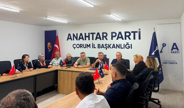 Çorum Anahtar Parti  sahadan kopmayacak