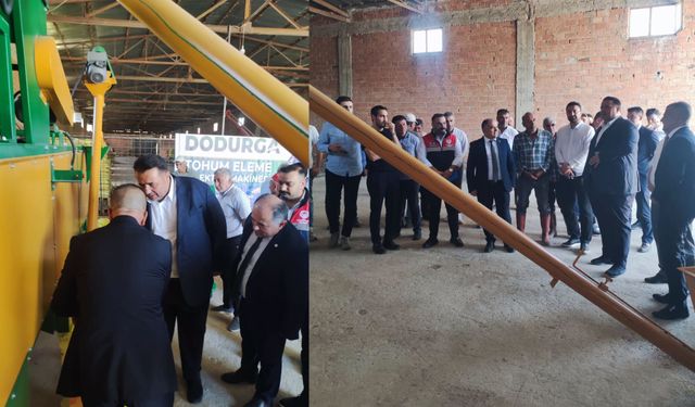 Dodurga’da tohum eleme  tesisi hizmete girdi