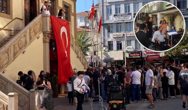 Çorum’un simgesi Taş Bina bu kez sinema sahnesi oldu!