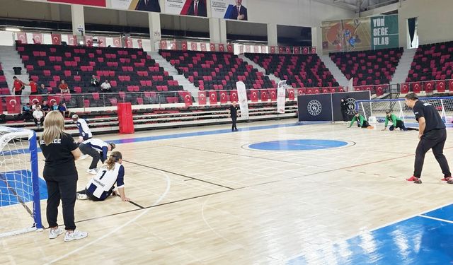 Goalball 1. Lig heyecanı Çorum’da başladı