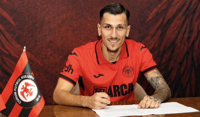 Arca Çorum FK, Yunan milli futbolcu Alexandros Kyziridis’i kadrosuna kattı