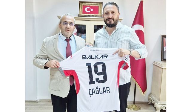 Sinan Özdilli'den  Çağlar'a ziyaret