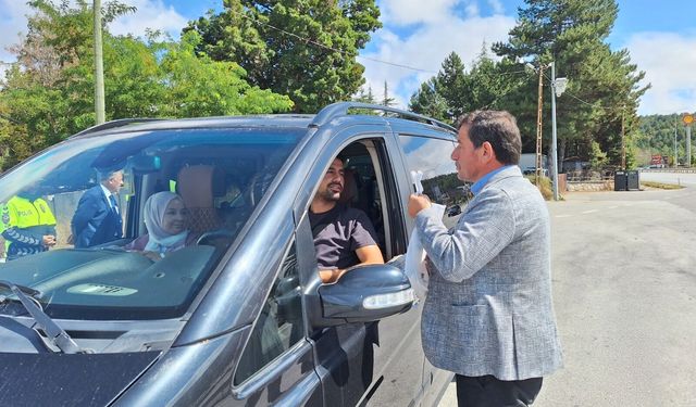Sürücülere radar değil,  ahilik leblebisi sürprizi