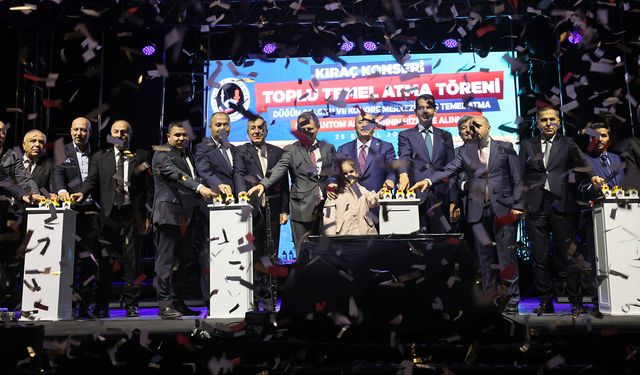 Sungurlu'da düğün salonu ve kongre merkezi ile GES projesinin temeli atıldı