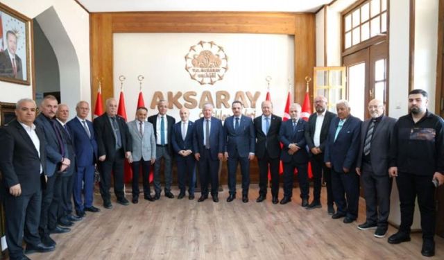 Gazeteciler cemiyetlerinin başkanları 30 yıl sonra Aksaray’da bir araya geldi