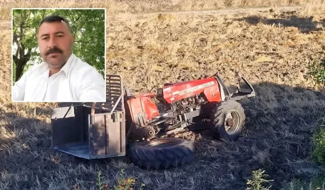 Traktör şarampole yuvarlandı: Eski muhtar hayatını kaybetti