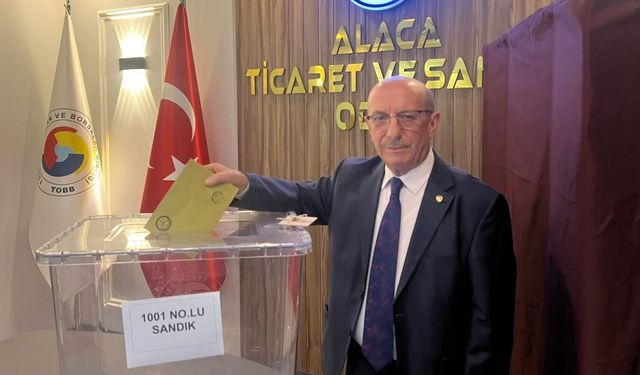 Alaca TSO Başkanlığı’na  yeniden Günser Şirin seçildi