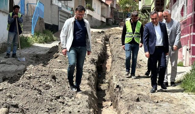 Sungurlu’da içmesuyu  şebekesi yenileniyor