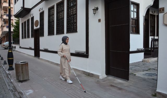 Görme engelli Büşra'nın hayali gerçek oldu
