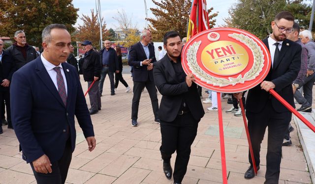 Yeni Parti’den Atatürk Anıtı’nda tören:  “Cumhuriyet’in kazanımlarından  asla vazgeçmeyeceğiz”