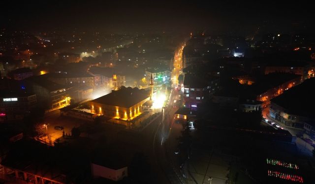 Çorum'da sis etkili oldu