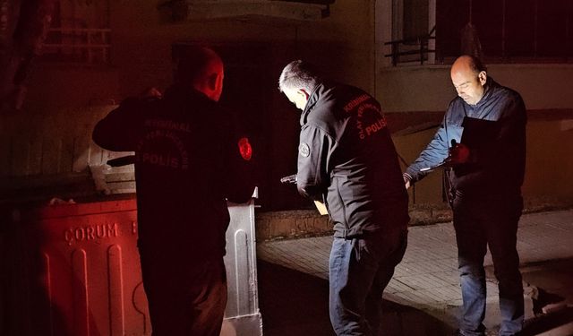 Çorum’da zorla araca bindirme ihbarında tabanca ve bıçak ele geçirildi
