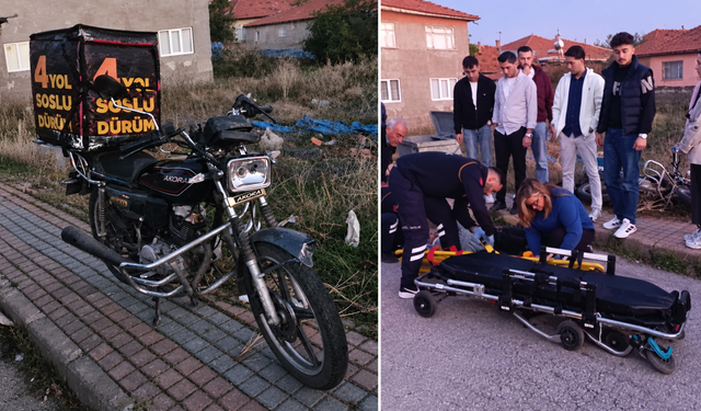 Otomobil ile motosiklet çarpıştı: 1 yaralı