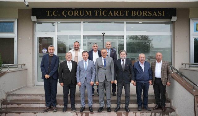 Ticaret ve Sanayi Odası’ndan Ticaret Borsası’na tebrik ziyareti