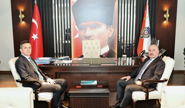 Yeni Emniyet Müdürü'nden asayiş konusunda bilgi aldı