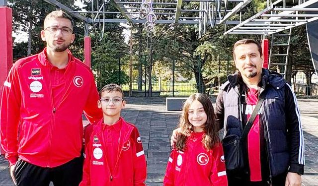 Minik sporcular Dünya arenasında