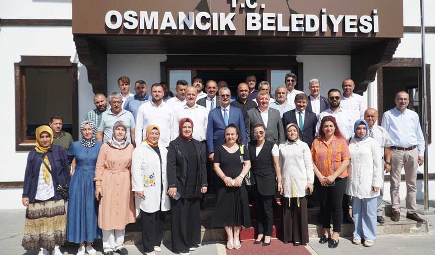 Ahlatcı'dan Osmancık Belediye Başkanı Gelgör'e ziyaret