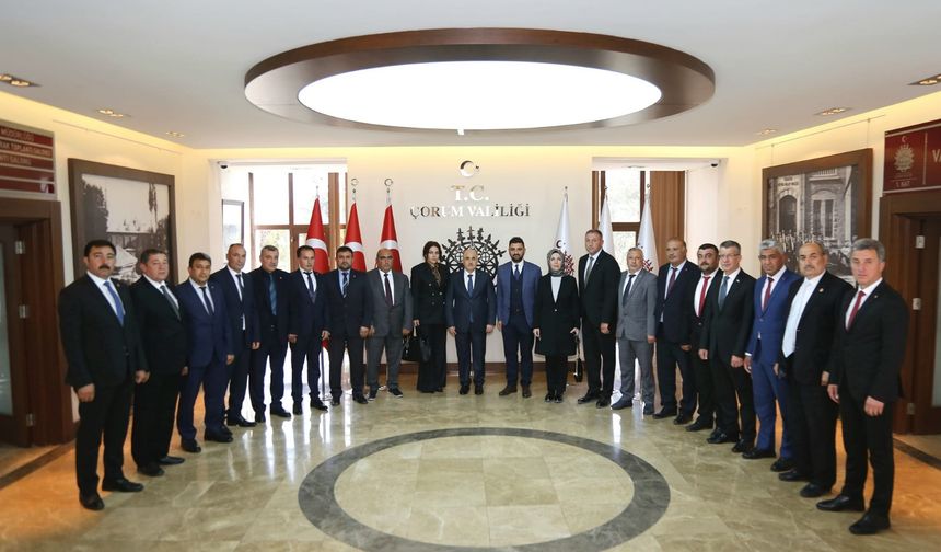 Dağlı ile Aşgın, AK Parti’nin İl Genel Meclisi üyelerini ağırladı