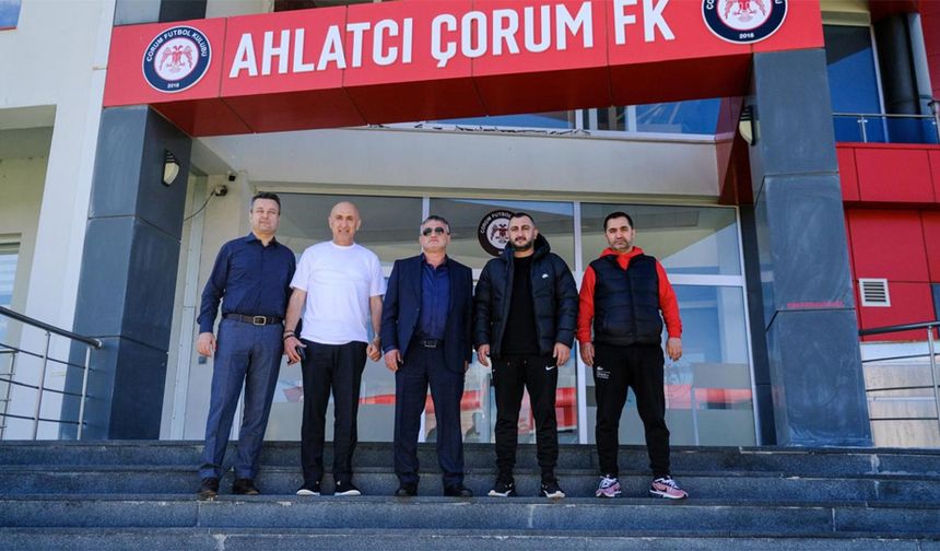 Trabzonsporlu yöneticilerden Ahlatcı Çorum FK’ya ziyaret