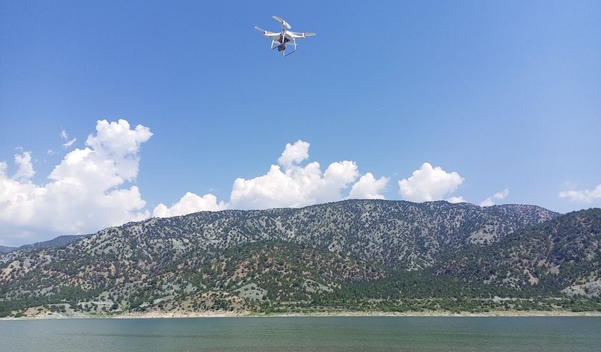 Kargıda kaçak avcılığa karşı  dronlu denetim yapılıyor