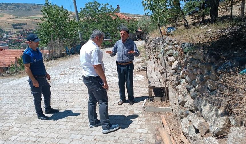 Ünlü, alt yapı çalışmalarını denetledi