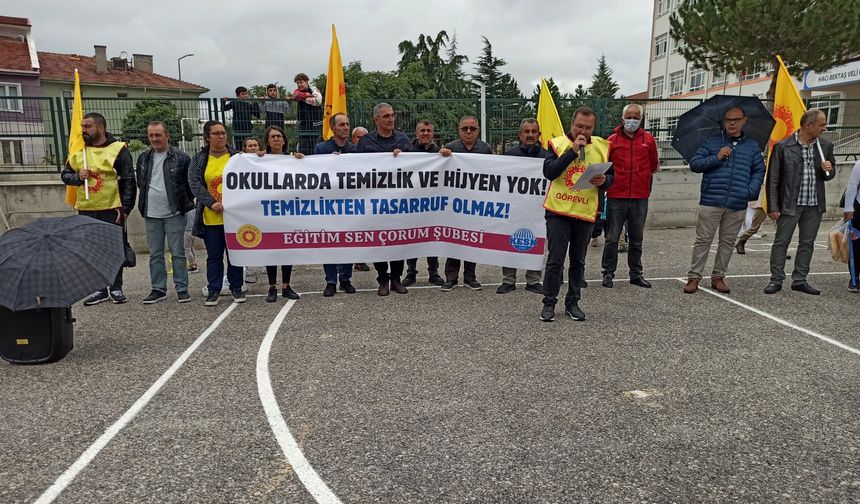 “Okullar hijyen kriziyle karşı karşıya”