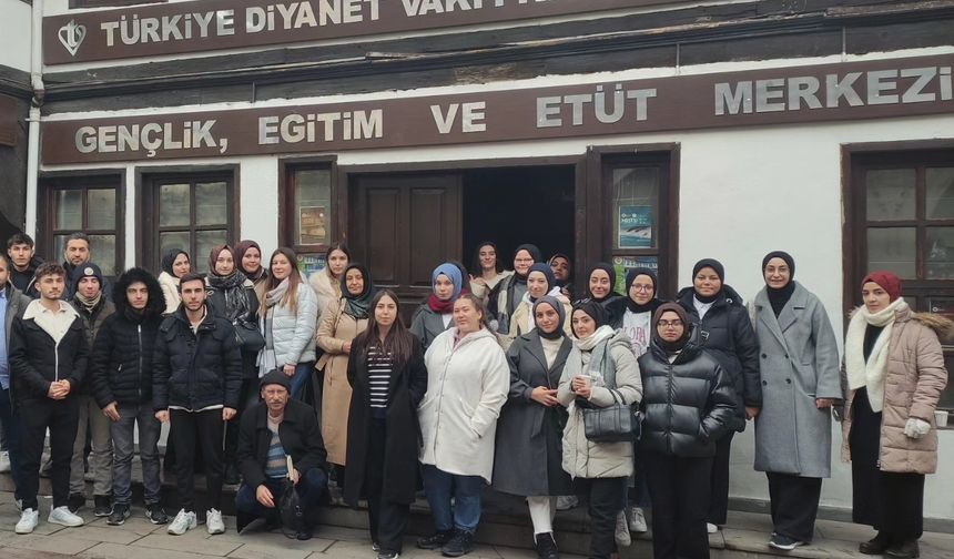 Üniversiteliler Çankırı  ve Kastamonu’yu gezdi