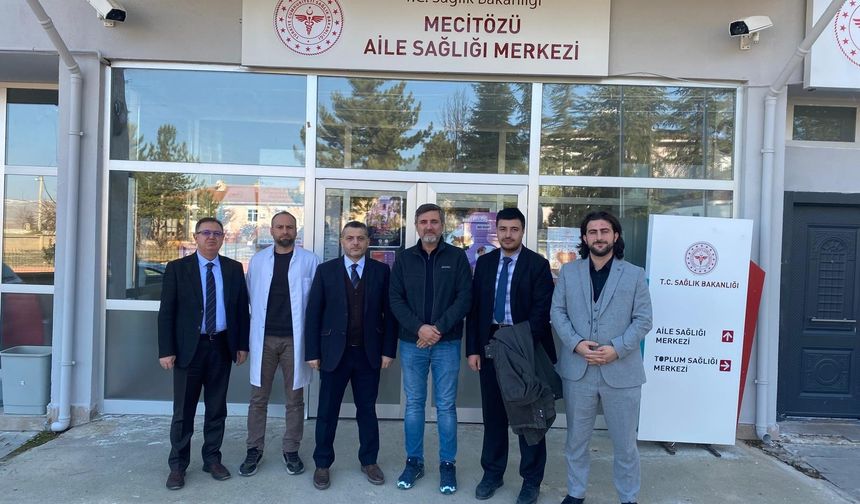 Mecitözü’nde sağlık  hizmetleri incelendi